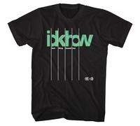 Idkhow - Logo Splice - American Classics - T-Shirt Nera Unisex A Maniche Corte