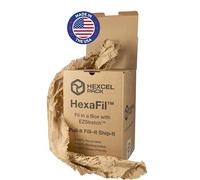 IDL Packaging HexaFil - Carta kraft con imbottitura 38,1 cm x 1700 cm, in scatola autoerogata, ecologica a nido d'ape alternativa alla plastica a bolle di plastica, innovativa carta da imballaggio per riempimento e protezione del vuoto