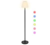 IDMarket - Lampada solare da terra per esterni con LED, altezza 150 cm