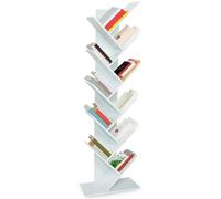 IDMarket - Libreria ad albero 10 livelli bianco TEA