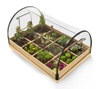IDMarket - Orto Quadrato a 12 Scomparti + Copertura per Serra