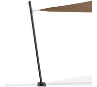 IDMarket - Pali per vele ombreggianti H.220 CM con pali e basi in acciaio