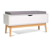 IDMarket - Panca cassapanca d'ingresso scarpe LEO legno