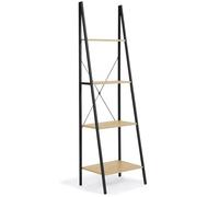 IDMarket - Scaffale a scala 4 mensole DETROIT design industriale