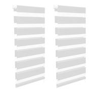 IDMarket - Set di 2 tende a rullo, giorno e notte, 45x170 cm, bianco