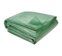 IDMarket - Telone di ricambio 130G/M² per serra a tunnel verde 6M² 2 sezioni ROMA
