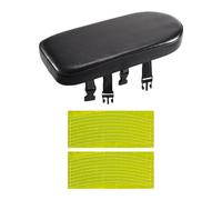 IDNVFY 1 Pezzo di Nero Bicicletta Cuscino del Sedile Posteriore, 2 Pezzi di Giallo Bicicletta Riflettente Adesivi Ruota, Spugna Morbida Cuscino, Ciclismo Attrezzature Accessori.