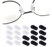 IDNVFY 10 Paia di Occhiali Cuscinetti al Naso, Copertura Naso in Silicone Non Slip, Sostituzione delle Parti degli Occhiali, Riparazione degli Occhiali.
