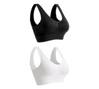 IDNVFY 2 Pezzi Di Biancheria Intima Sportiva, Biancheria Intima Da Yoga Per Donne, Cuscinetti Al Seno Rimovibili, Reggiseno Di Supporto Confortevole.