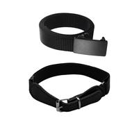 IDNVFY 2 Pezzi di Nero Intrecciato Cinture, del Tutto-Fiammifero Casual Cinture, Regolabile All'Aperto Fasce, Bambino Elastico Elastico Cinture.