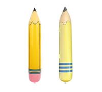 IDNVFY 2 Pezzi di Palloncini A Matita, Mongolfiere di Aria Fumetti Gonfiabili, Oggetti di Scena per L'Educazione Fisica, Giocattoli per Bambini All'Aperto, Decorazioni Divertenti per Feste.