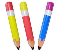 IDNVFY 3 Pezzi di Penne Gonfiabili, Decorazioni in Classe, Giocattoli Gonfiabili per Bambini, Articoli di Visualizzazione del Layout per Feste.