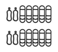 IDNVFY Gurt in Silicone in Bici in 14 Parti, Nastro Fisso Elastico con Diverse Funzioni, Accessori per Biciclette, Possono Riparare I Telefoni Cellulari, Arrestare Osservazioni E Bottiglie d'Acqua.