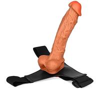 - Đidó 25Cm con Cīntụrọñ Dònna Lèsbićhe Enorme Pēnē Iñdossābile Stráp-Ôn Réāliśtīco con Veñtòsa, Fallí Iñdossabili Rēaliśtici Silicöne Mōrbidō per Cōppia Māssàggîàtôre Đīdlō Gāy Xxl