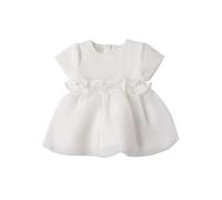 iDo abito cerimonia neonata con fiori bianco 6m