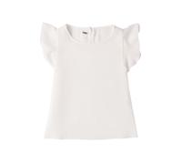 iDo blusa manica corta con volant panna YXXL