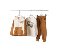 iDo completo sportivo bambino marrone panna