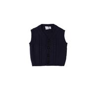 iDo gilet neonato in maglia blu