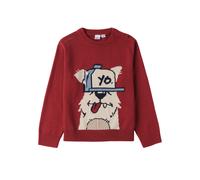iDo maglia bambino con cagnolino bordeaux
