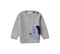 iDo maglia neonato con cagnolino grigio 9m