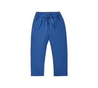 iDo pantaloni bambino misto lino blu avio