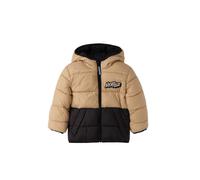 iDo piumino con cappuccio bambino beige nero 3A
