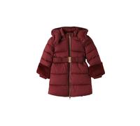 iDo piumino lungo bambina con cappuccio bordeaux