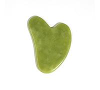 IDOBLO Set di rulli massaggianti in giada Gua Sha Board per il viso in giada, a forma di cuore
