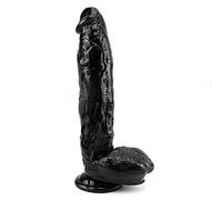 - Idö Dönne R Ali Tico Enórmé 30Cm F Llo Dönna Eńe Re Li Tico Ńalé Uõmo Xxl Gîgańte Dîdö con Vëntösa Sílícöne Mörbìdo Gróssó Essüalè per Dönna Clîtorîdë Đídló Análé per Uömìni Nero