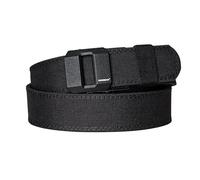 IDOGEAR Cintura tattica per pistola 1,5'' EDC Cinghia rigida per impieghi gravosi 38 mm in nylon cintura di utilità cintura a cricchetto rinforzata per trasporto occulto (Black, Large)