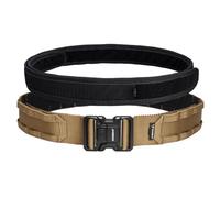 IDOGEAR Cintura tattica per rigger Cintura MOLLE resistente Cintura in nylon interna da 1,75“ ed esterna da 2” per uso militare all'aperto(Coyote Brown, Small)