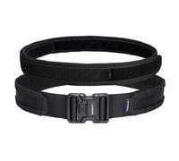 IDOGEAR Cintura tattica per rigger Cintura MOLLE resistente Cintura in nylon interna da 1,75“ ed esterna da 2” per uso militare all'aperto(Black, Small)