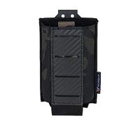 IDOGEAR custodia tattica per caricatori 5,56 MOLLE Magazine Pouch Rifle Magazine Carrier con fibra di carbonio modellato PP Plate Fit per M4 M14 M16 AR15 (camo black)