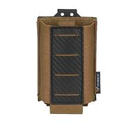 IDOGEAR custodia tattica per caricatori 5,56 MOLLE Magazine Pouch Rifle Magazine Carrier con fibra di carbonio modellato PP Plate Fit per M4 M14 M16 AR15 (Coyote Brown)