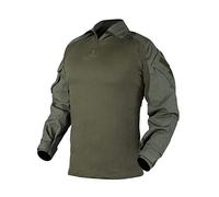 IDOGEAR G3 Combattimento Camicie con gomitiere 1/4 Zipper Manica Lunga Camicie tattiche Militari Top Uomo/Donna (Ranger Green, Medium)