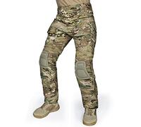 IDOGEAR G3 Pantaloni da Combattimento Pantaloni Tattici con Ginocchiere per Uomini Pantaloni Militari da Caccia All'aperto (Multi-Camo-MC, 36W x 33L)