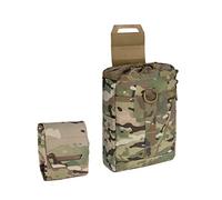 IDOGEAR Molle Dump Pouch Tattico Borsa Roll-up Sacchetti Coulisse Mag Sacchetti Pieghevoli per Battaglia Cintura Maglia Utility Escursionismo Marsupio (Camo)