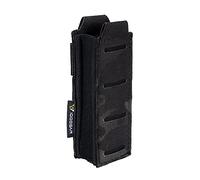 IDOGEAR Single Mag Pouch 9mm Pistola Magazine Pouch Supporto Elastico per Glock M1911 92F .40 Riviste Torcia Fondina (camo black)