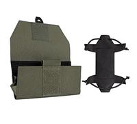 IDOGEAR Tactical Molle Phone Pouch Multi-camo Petto Cellulare Holder per Vest Molle Plate Utility Militare Piccolo Sacchetto Telefono Carrier Universale Dimensioni Schermo 4.7''-6.8'' (Ranger Green)