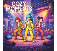 Idol Life Cozy Moments: Dreams Practice And Friendship Relaxing Bold Line Coloring Book