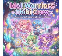 Idol Warriors - Chibi Crew: A Fantasy Idol Coloring Book for Teens: Cute Anime-Style Performers, Magical Concert Costumes, Mini Guardian Teams and Playful Stage Adventures for Ages 13-17