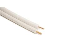 idoneo linea 1/4" + 1/2" Tubo del refrigerante pre-isolato in rame, rame raffreddato, sistemi di raffreddamento 18000BTU (8m, senza piegatura)