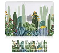 iDonzon MacBook Pro 15 Case 2018 2017 2016 Versione A1990/A1707, effetto 3D opaco Vedi attraverso la custodia rigida più recente Pro 15 pollici con Touch Bar e Touch ID - Cactus Pattern