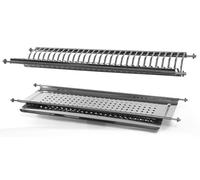 IDOR STORE SCOLAPIATTI ACCIAIO INOX AISI 430 DA 86 CM PER PENSILI DA 90 CM ATTAC