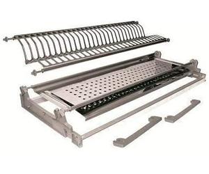 IDOR STORE SCOLAPIATTI COLAPIATTI 76 CM ACCIAIO INOX CON BASE VASCHETTA TELAIO REGOLABILE