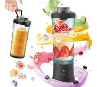 Idota 600 ml Frullatore Portatile USB Ricaricabile Frullatore Smoothie per Palestra, Ufficio, Campeggio e Viaggi