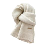 IDOTSEZU Sciarpa Donna Sciarpa Femminile Inverno Inverno A Maglia La Sciarpa da Donna Morbida da Donna Dono Femminile da Donna-Bianco