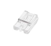 idovy ® - Piedino universale con cerniera invisibile trasparente con guida, Accessori per Cucito per macchine da cucire Alfa, Singer, Brother, Juki, Lidl (Snap-On)