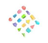 idqwsswt Blocchi solidi geometrici Giocattoli Ausili per l'apprendimento di precisione Blocchi di forme geometriche realizzati per incoraggiare le abilità