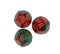 idqwsswt Dadi versatili per costellazioni, dadi per astrologia D12, accessori per giochi da tavolo, feste ed esperienze sociali, gioco di ruolo di piccole, Stile B
